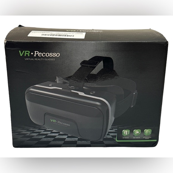 VR-Pecosso HD Virtual Reality Glasses Headset | Black - Picture 6 of 9